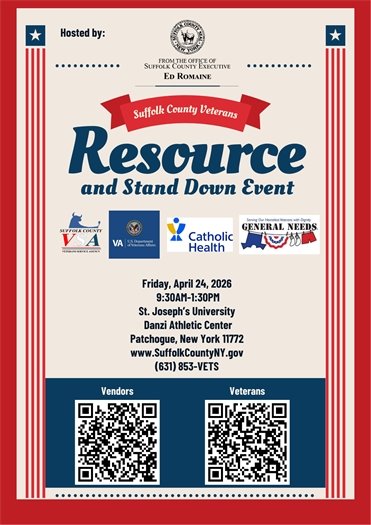 Suffolk County Veterans Resource & Stand Down Event - April 24, 2026