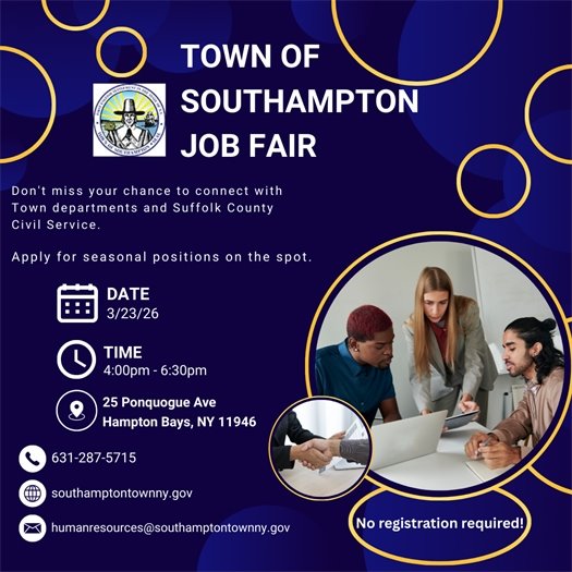 Don't Miss Town of Southampton's 2026 Job Fair