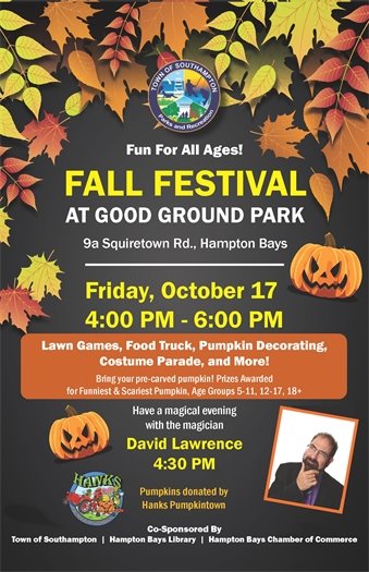 FALL FESTIVAL AT GOOD GROUND PARK