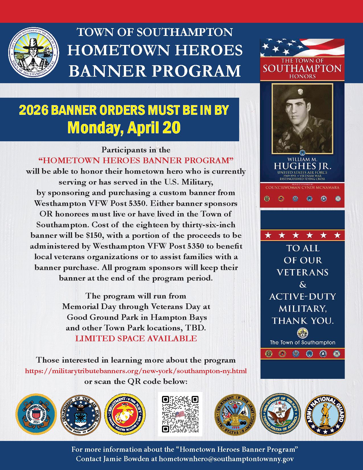 2026 Hometown Heroes Banner Program